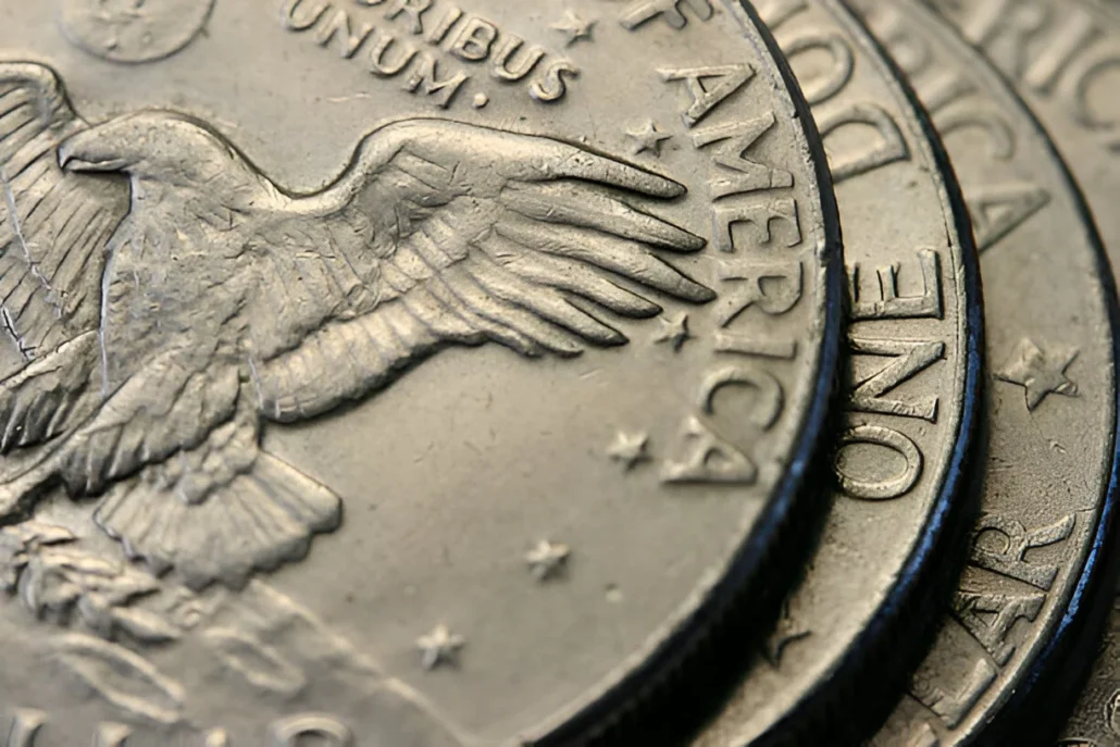 Peace silver dollar